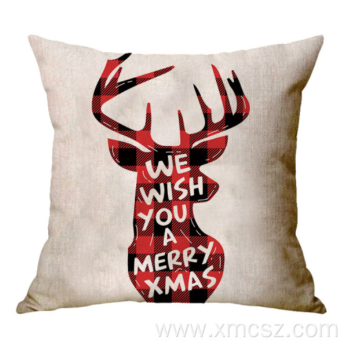 New Christmas Plain Style Hot-Amazon Throw Cushion Cover